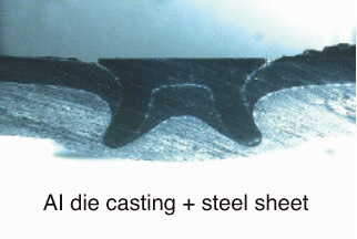 AI die casting + steel sheet